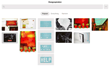 Tablet Screenshot of designspiration.net